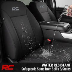 Rough Country foam-padded seat cover adds everyday comfort
