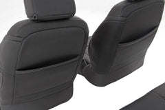 Close-up of foam padding on Rough Country neoprene seat cover