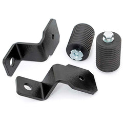 Rough Country Polaris LED whip bracket bed-mount in action for General/Ranger trails