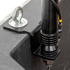 Rough Country black powder-coated finish bracket resists rust during off-road use