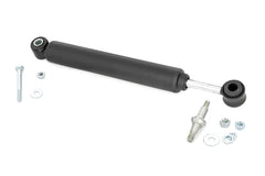 Rough Country RC10317 steering stabilizer piston rod reduces bump steer for smoother Jeep steering