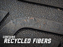 Rough Country rubber bed mat protecting bed finish during cargo transport.
