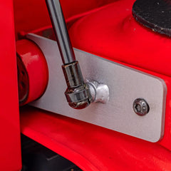 Rough Country Tailgate Assist damped hydraulic action reduces sudden movement.