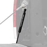 Rough Country tailgate assist on Ford F-250/F-350 side view enables smooth lowering