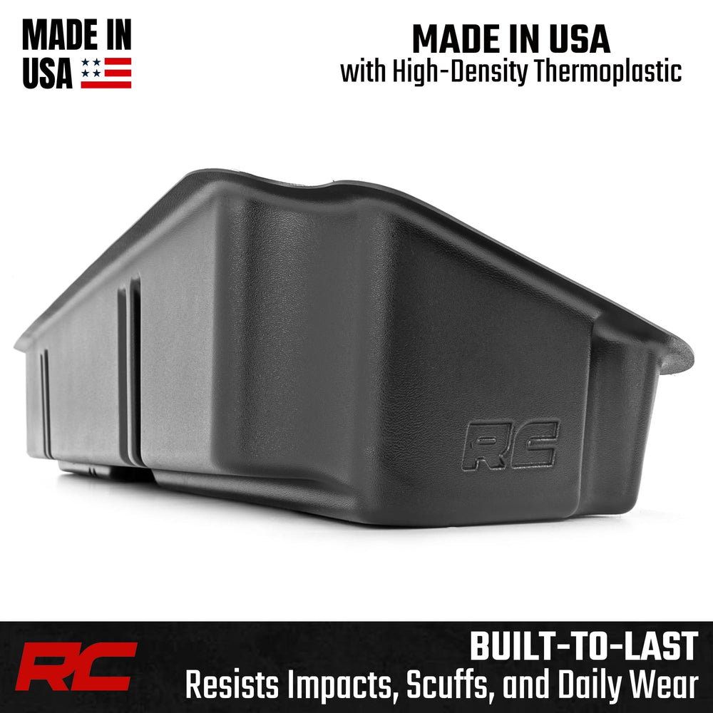 Rough Country anti-skid surface keeps items from shifting while driving.