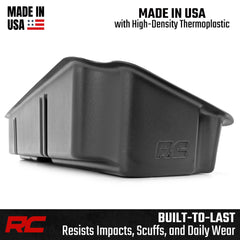 Rough Country anti-skid surface keeps items from shifting while driving.