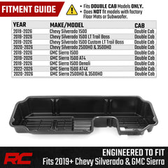 Rough Country lockable lid option adds extra security for valuables.
