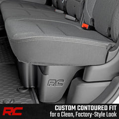 Rough Country storage tray made from high-density thermoplastic withstands daily wear.