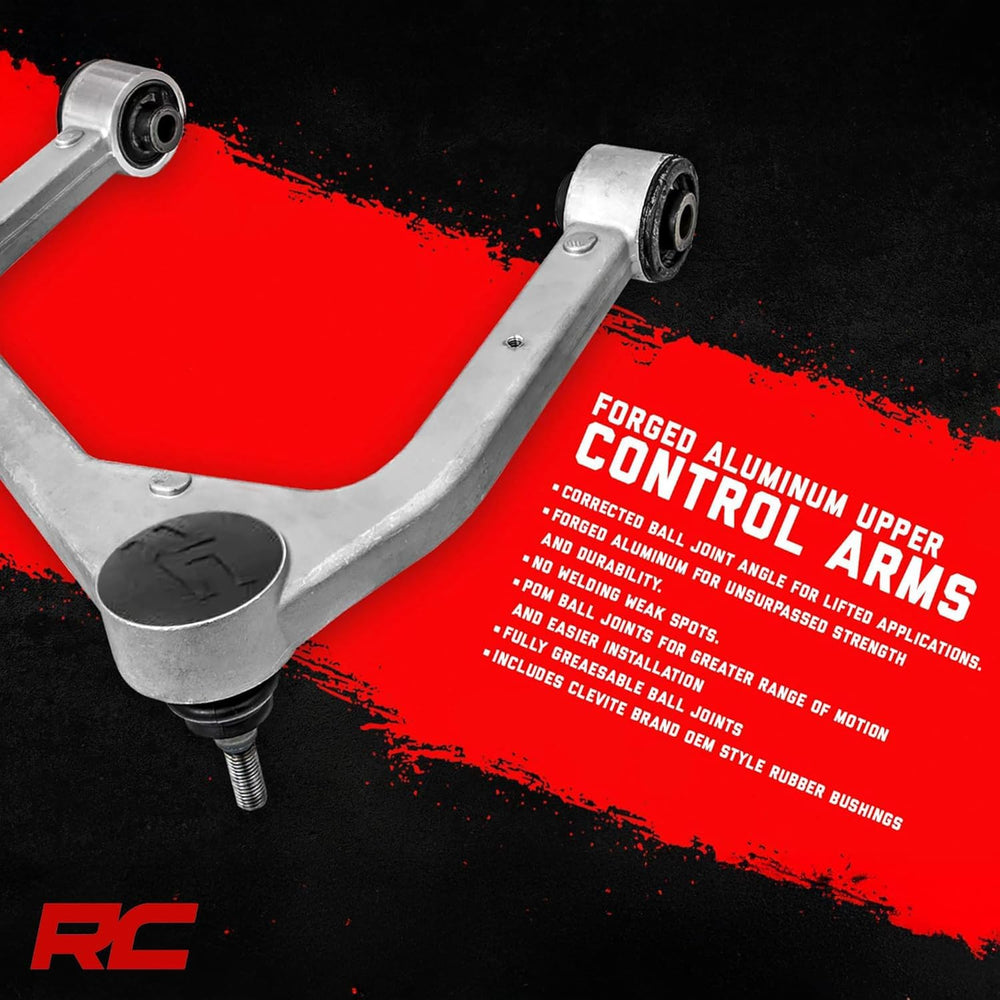Upper control arm compatible with 2.5–3.5 inch lifts for Chevy/GMC platforms.