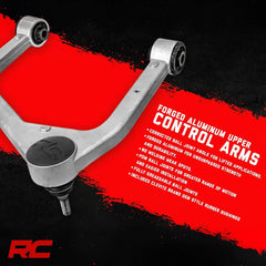 Upper control arm compatible with 2.5–3.5 inch lifts for Chevy/GMC platforms.