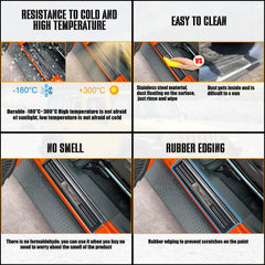 Rowa door sill guard easy installation guide—fits 2018-2026 Wrangler and Gladiator.
