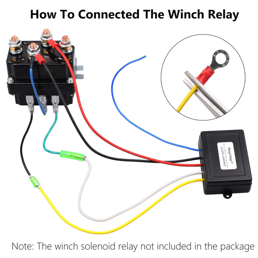 Royitay 12V/24V compatibility supports versatile vehicle electrical systems.