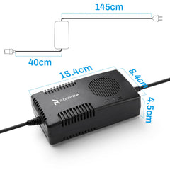 RoyPow back panel with versatile input and output ports