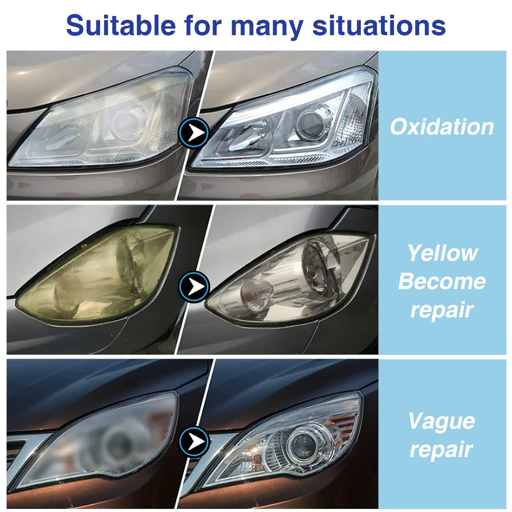 ROYWOO automotive headlamp polish liquid provides a cost-effective lens refresh for vehicles.