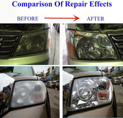 ROYWOO headlamp polish creates a clear lens and renewed shine