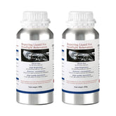 ROYWOO headlight restoration liquid bottle improves clarity and visibility.