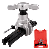Rpeconu flaring tool with 7 dies for 3/16–3/4 in pipes, ideal for HVAC work