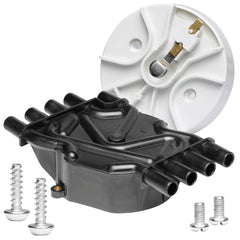 RPS V8 distributor cap front view for Mercruiser and Volvo Penta compatibility.