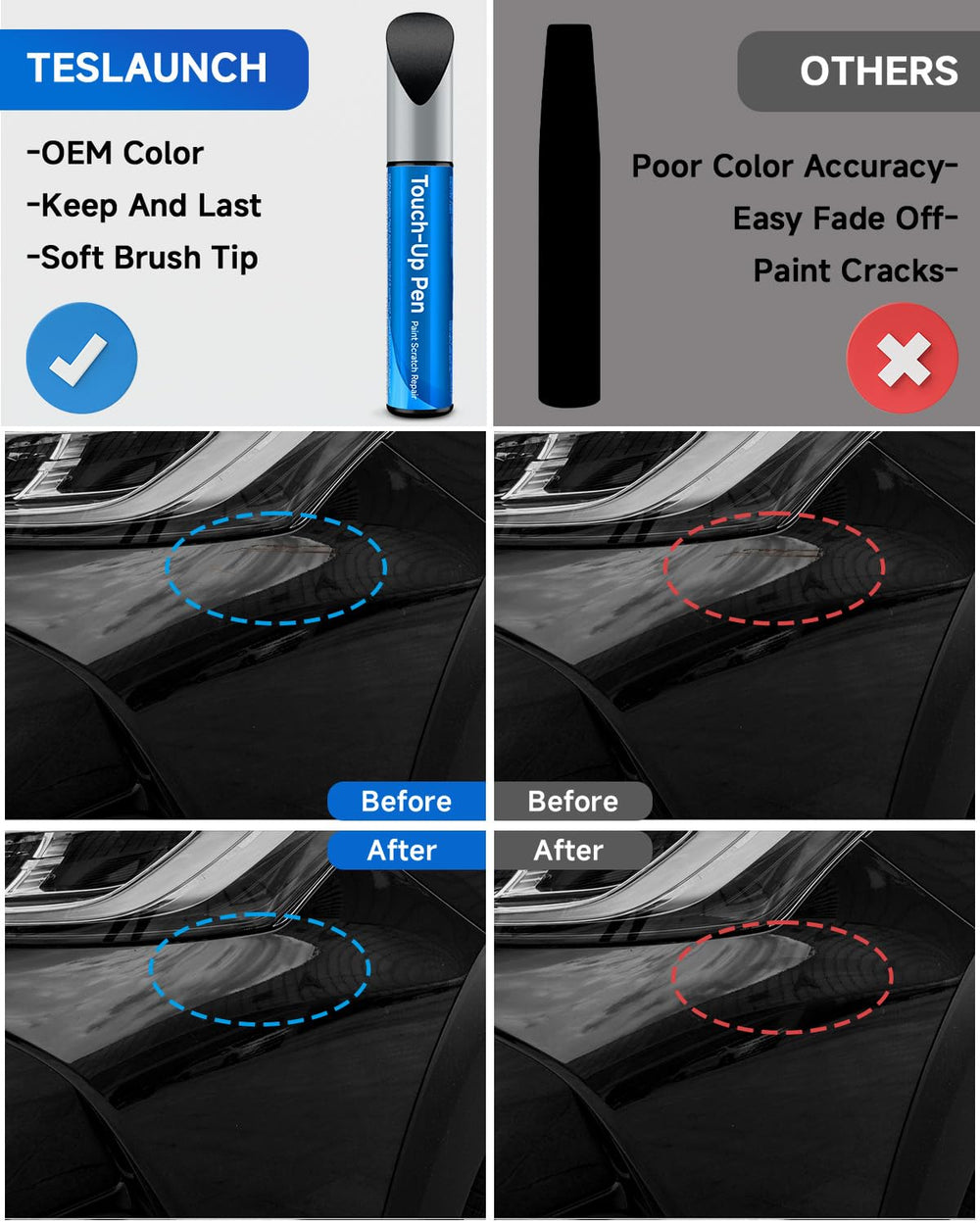 RSACET 218 color code close-up confirms precise shade for reliable touch-ups.