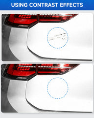 RSACET LC9A/0Q color-matched swatch shows perfect Volkswagen shade alignment.