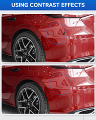 RSACET R-569M shake-before-use image highlights preparation for seamless repairs.