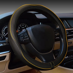 Rsept Gomass steering cover with thick microfiber grip for safer driving
