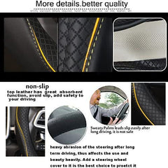 Bold black with yellow line adds sporty style to your car