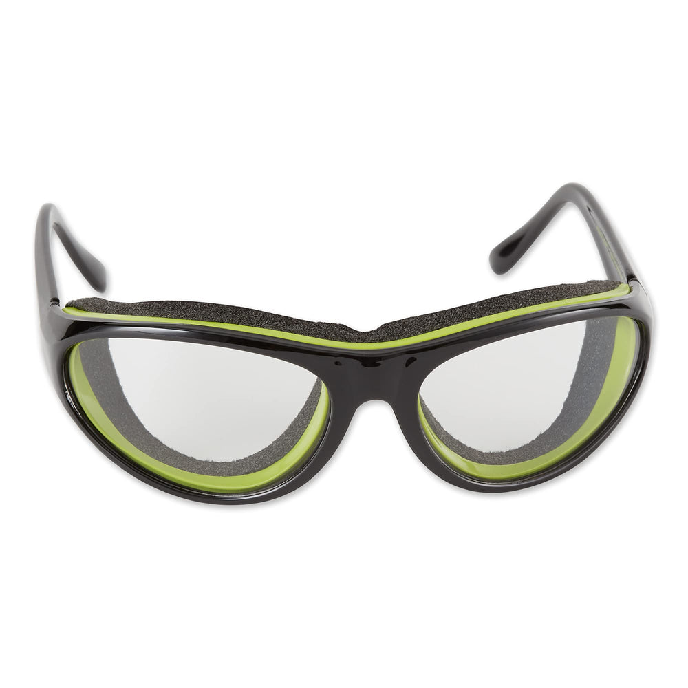 RSVP Endurance Onion Goggles Black front view showing tear-free protection for cooking