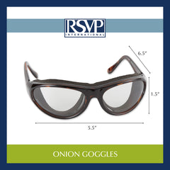 RSVP Endurance Onion Goggles Black side view emphasizing unisex fit