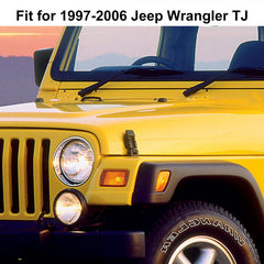 RT-TCZ mesh grill inserts refreshes the Jeep Wrangler’s front fascia.
