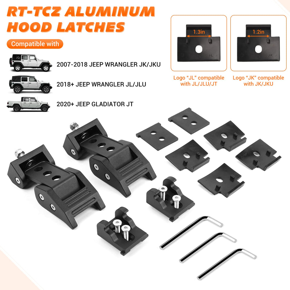 RT-TCZ bolt on hood latch easy install for quick DIY upgrade