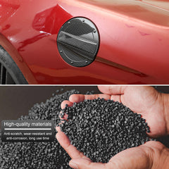 Mustang side profile with RT-TCZ carbon fiber fuel filler door accenting sporty lines.