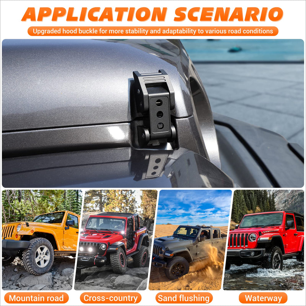 RT-TCZ hood latch heat resistant die cast withstands harsh conditions