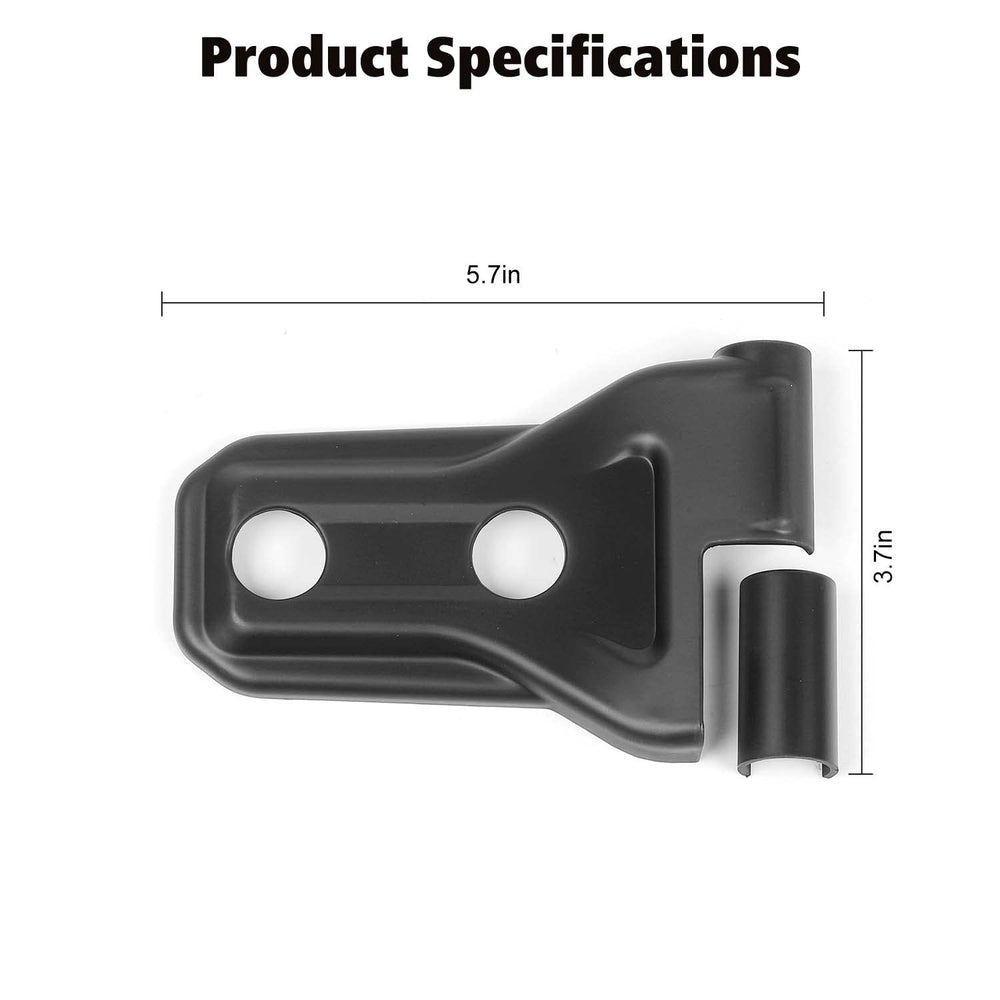 RT-TCZ matte black hinge covers resist fading.