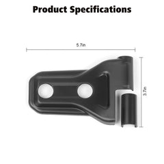 RT-TCZ matte black hinge covers resist fading.