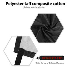 RT-TCZ windproof fabric keeps cover secure during storms.