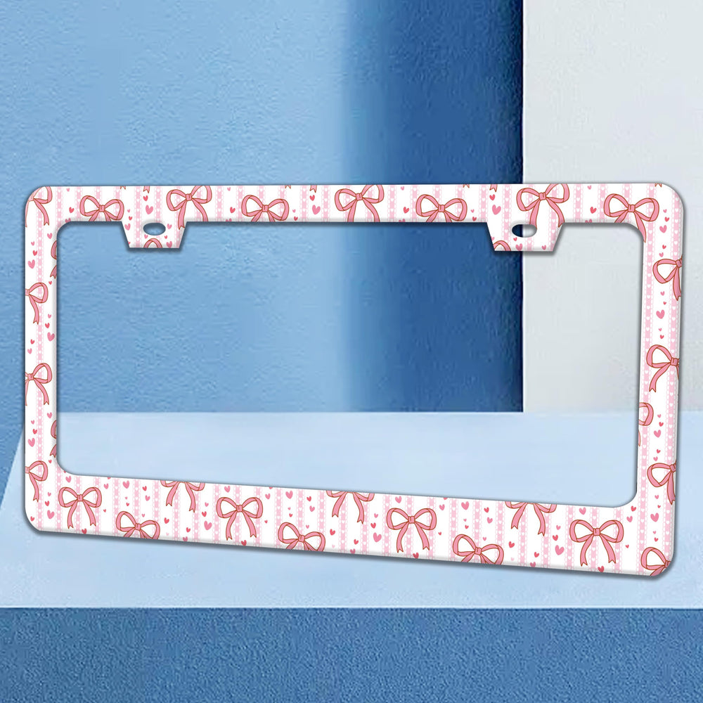 RTINRAN stainless steel license frame with durable, weather-resistant finish.