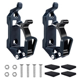 Rtshuok shovel mount on roof rack with sturdy brackets for secure transport of tools
