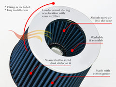 Rtunes Racing washable two-layer mesh air filter designed for durability