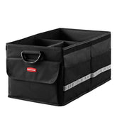 Rubbermaid car organizer collapsible trunk showing space-saving design