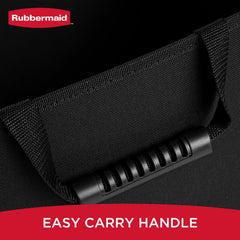 Rubbermaid car storage bin fits cars, SUVs, trucks and vans neatly.