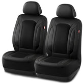 Rubbermaid Leather Mesh Front Seat Cover highlights breathable design for cooler, more comfortable drives.