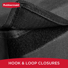 Rubbermaid trunk storage features reinforced stitching for long-lasting performance.