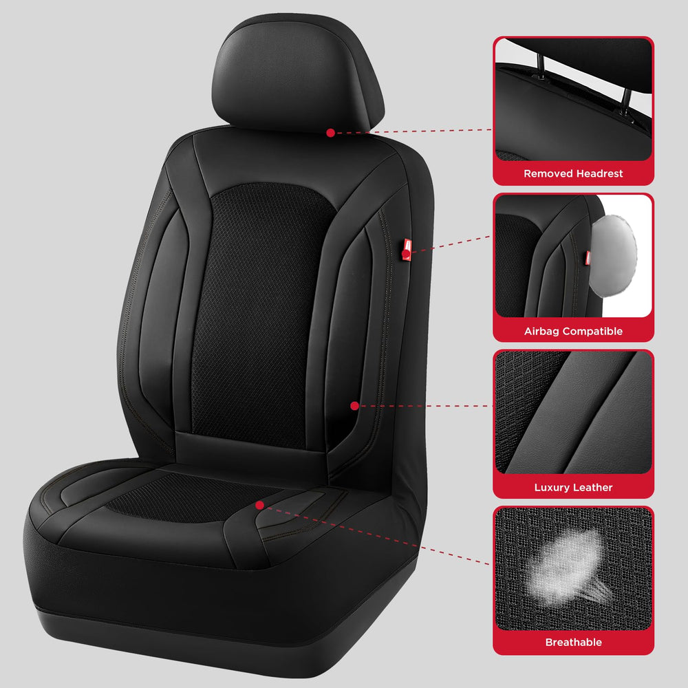 Rubbermaid Universal Fit Slip-On Seat Cover fits most vehicles for quick updates.