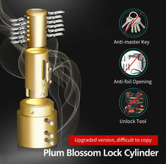 Ruby.Q alarm disc lock emits 110 dB alarm when jolted or moved.