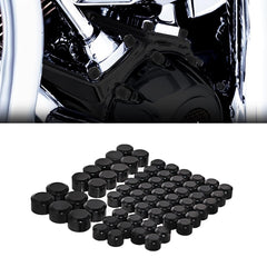 Rudyness bolt topper cap close-up shows precision CNC machining and all-black style