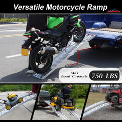 Ruedamann sturdy ramp setup supports garage-to-trailer loading tasks.