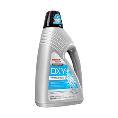Rug Doctor BISSELL Oxy Deep Cleaner demonstrates foam action on carpet.