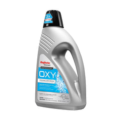 Rug Doctor BISSELL Oxy Deep Cleaner close-up removes wine and mud stains.