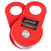 RUGCEL WINCH 10T snatch block assembly highlights rugged steel for tough off-road recovery.